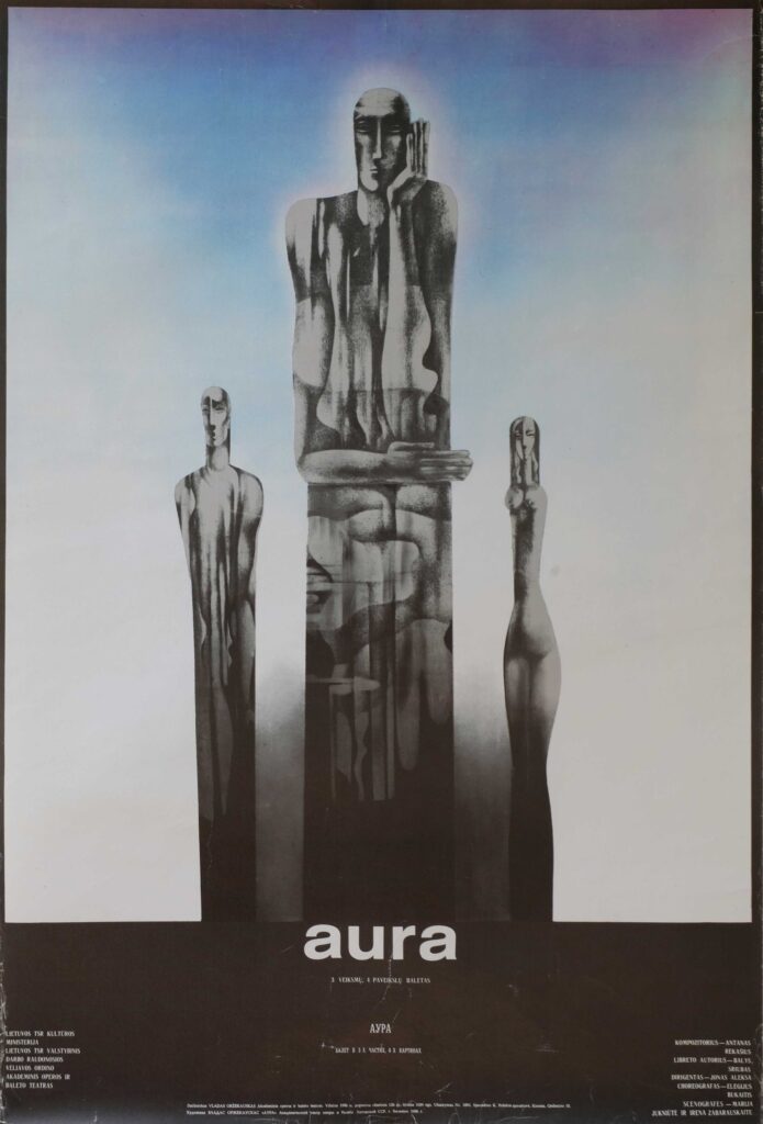 Soviet Socialist Lithuanian Poster Graphic Design 70s 80s